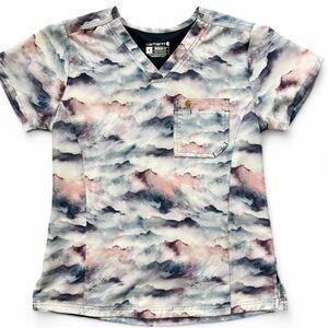 Carhartt Women's 2-Pocket Stretch V-Neck Scrub Top